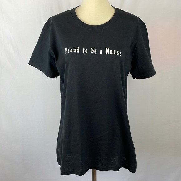 Proud to Be a Nurse" Graphic Tee "Here to Save Your @$$ - Not Kiss It" - Medium - Picture 2 of 12